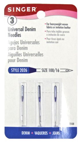 SINGER® Denim Needles, Size 100/16